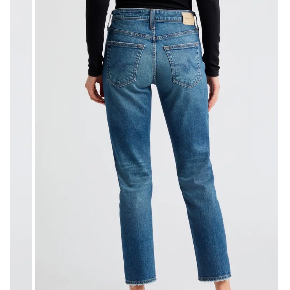 AG Ex-Boyfriend Slouchy Slim Jeans Denim Relaxed Anthropologie Blue 28R
